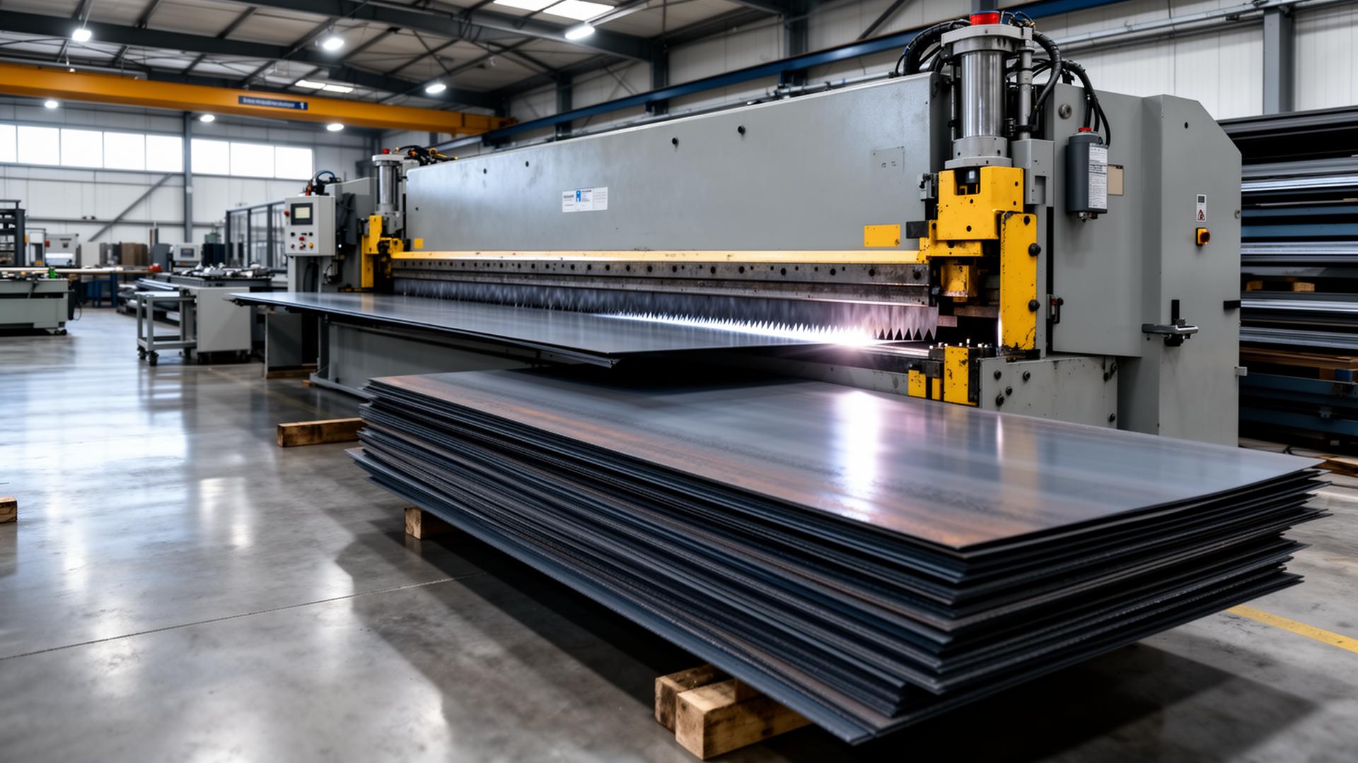Hydraulic sheet metal shear