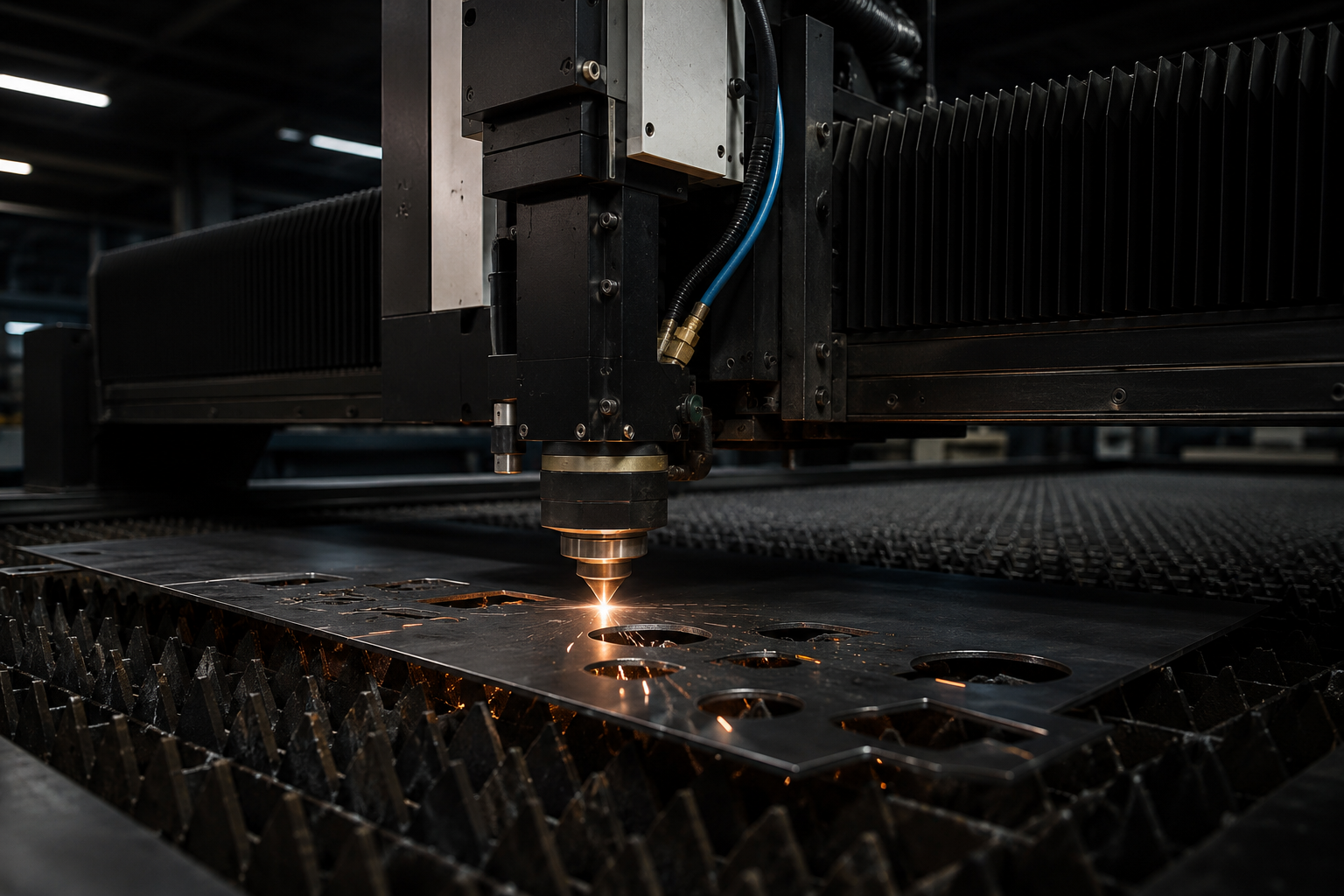 Fiber laser cutting precision sheet metal